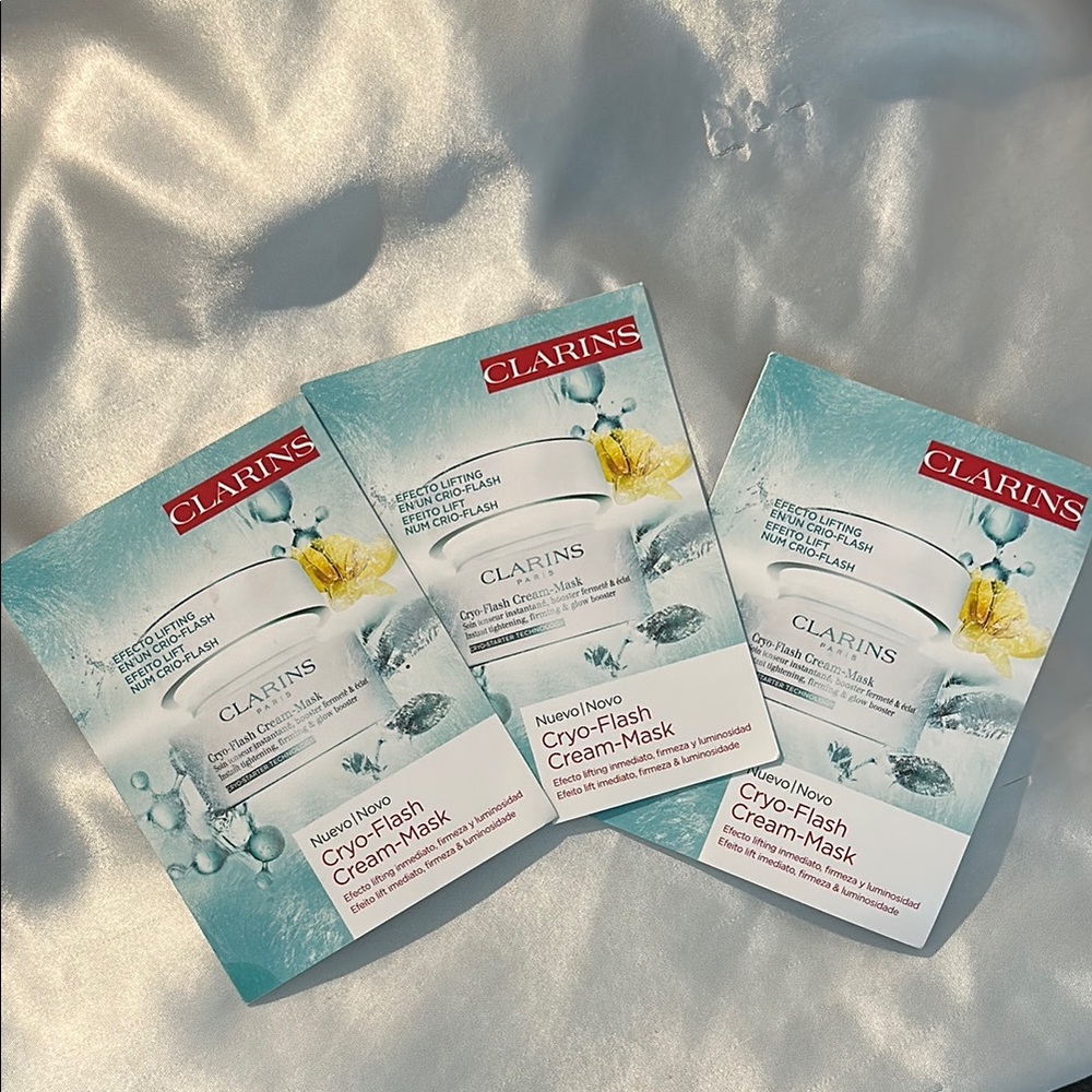 Clarins Cryo-Flash Cream-Mask Set - 3 Total